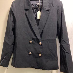 Jodfil navy double-breasted Blazer size M NWT